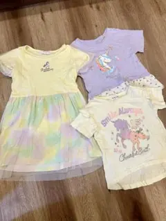 ユニコーンデザイン Tシャツ&ワンピース　セット