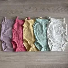 H&M オーガニックコットン ベビー肌着 5点セット
