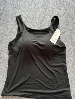 ユニクロ（UNIQLO）WOMEN エアリズムブラタンクトップ ブラック L