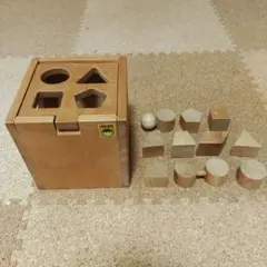 お値下げ　KAWAI 木製 型はめパズル　形合わせおもちゃ 知育