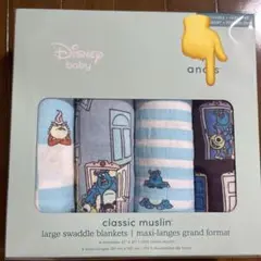 エイデンアンドアネイ モスリンスワドル モンスターズインク 新品　１枚