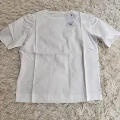 新品タグ付！ロペピクニック　ショルダータックプルオーバー　Tシャツ38白