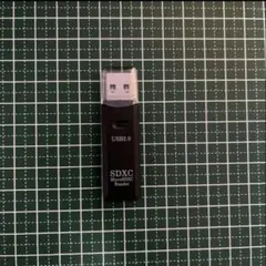 USB 2.0 SDXC MicroSDXCリーダー