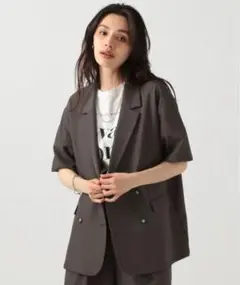 BAYFLOW ハーフスリーブダブルジャケット