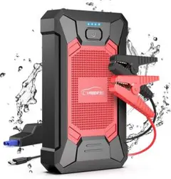 ジャンプスターター 12000mAh大容量 防水 防塵 ピーク電流1000A