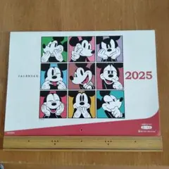 未使用 ミッキーマウス カレンダー 2025 ノベルティ