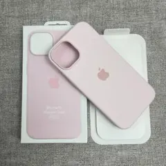 「新品未使用」iPhone 15 シリコンケース ピンク MagSafe対応