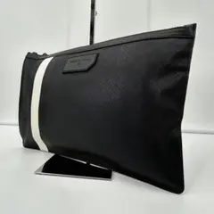 近年モデル✨BALLY クラッチバッグ トレスポ　サフィアーノ　ブラック
