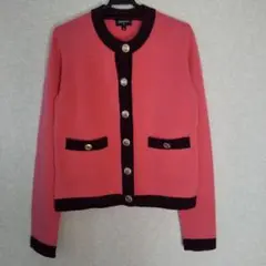 シャネルCHANELバイカラーカーディガン