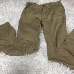 GAP kids 150 ベージュ　長ズボン　ストレート　シンプル　美品