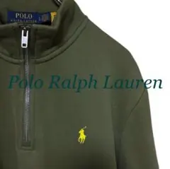 POLO RALPH LAUREN ハーフジップスウェット フリーススウェットL