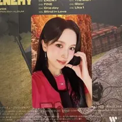 TWICE Enemy ミナ トレカ 通常盤