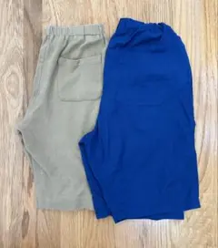 無印良品　140cm 半ズボン　2本セット　水遊びパンツ　水陸両用　男の子