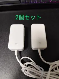 【美品】2個セット 動作品 au TypeC共通ACアダプタ02 0602PQA