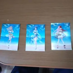キャラクターカード 3枚セット