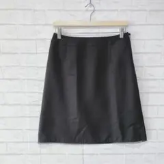 東京ソワール【大人上品】ミニ丈タイトスカート（13号）黒 オフィススタイル 上品