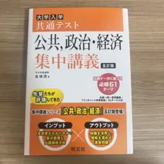 大学入試 共通テスト 公共・政治・経済 集中講義 第5訂版