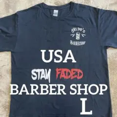 us古着 barberＴシャツ STAM FADED ギルダン ヴィンテージ