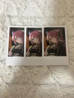 にじさんじ　倉持めると　チェキ風カード　3枚セット
