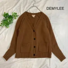 DEMYLEE 高級ウールカーディガン アンゴラ混