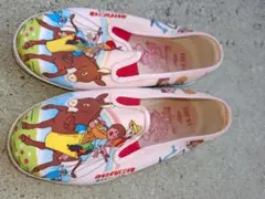 昭和レトロアニメ母をたずねて三千里スリッポンシューズ 18.0 cm