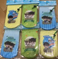 グリーンダカラ コナン ペットボトルホルダー 6点セット 全3種x2