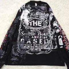 THE INCORPORATED USED LS T-SHIRT BLACK L