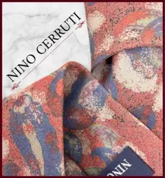 【良品】NINOCERRUTI ネクタイ　赤色　お洒落