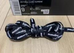 Supreme シューレース 靴紐 140CM 新品 即日発送 黒 a
