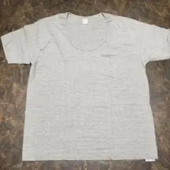ウエアハウス 杢グレー 胸ポケット 半袖 Tシャツ M ダブルワークス 無地