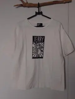 トムとジェリー★半袖Tシャツ★JERRY ベージュ 綿 コットン100%