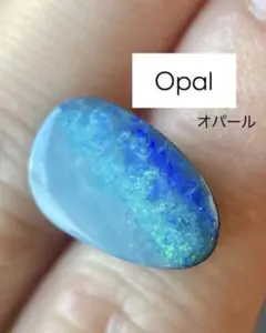 『1点もの』オーストラリア産オパール ルース ダブレット ✴︎青緑の遊色✴︎