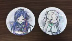 タケミカヅチ　黄云　ノラガミ　缶バッジ　eeo Cafe　コラボカフェ