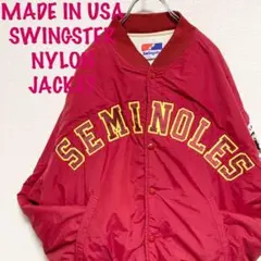【米国製アーチカレッジロゴ】ナイロンジャケットSEMINOLES アメリカ製