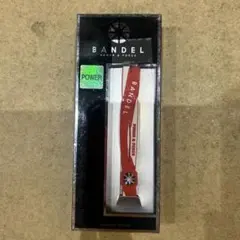 BANDEL バンデル クロスアンクレット レッドxホワイト (S)