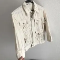 シャーリンジャケット アイボリー￼￼ Mサイズ
