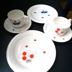ミッフィー陶器製 ティータイムセット