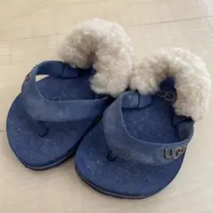 UGG ネイビー フラットサンダル