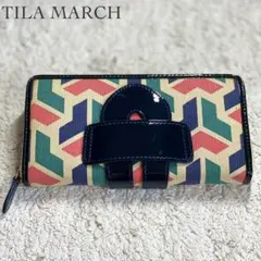 美品 TILA MARCH ティラマーチ W ラウンドファスナー 二つ折り財布 2025年最新】tila march 財布の人気アイテム - メルカリ