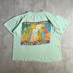 【80s old surf】Tシャツ　短丈　ボックスシルエット　vintage