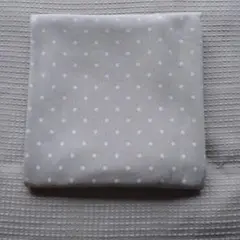 check＆stripe チェックアンドストライプ ドット　ベージュニット生地