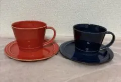 【新品】アフタヌーンティー SAKUZAN カップ&ソーサ 2客　作山窯