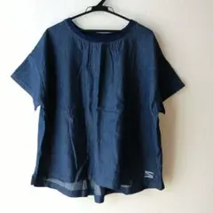 ☆新品・タグ付☆　NORTHERN TRUCK　ギャザー入りライトデニムシャツL