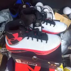Under Armour Curry 6 27.5cm ホワイト/レッド