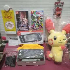 switch⭐⭕新品同様品⭐安心保証、1年つき、スイッチライト⭕人気ソフトつき。