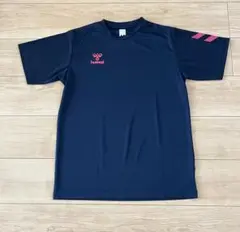 hummel ネイビー Sサイズ シャツ