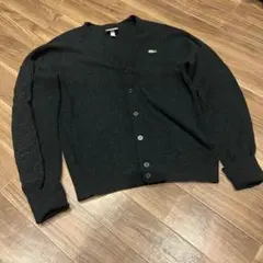 LACOSTE L!VE ニットカーディガン　グリーン