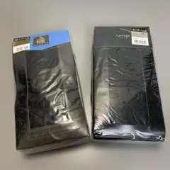 ランバン　タイツ　2点　M~L　黒　カシミヤ・ラム混