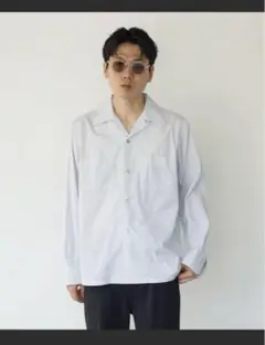 KAIKO OPEN COLLAR SHIRT ’THOMAS MASON’