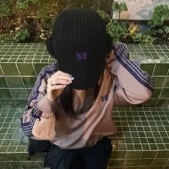 NEEDLES straykids ニット帽 NEEDLES ニットキャップ スキズ Strayk Kids